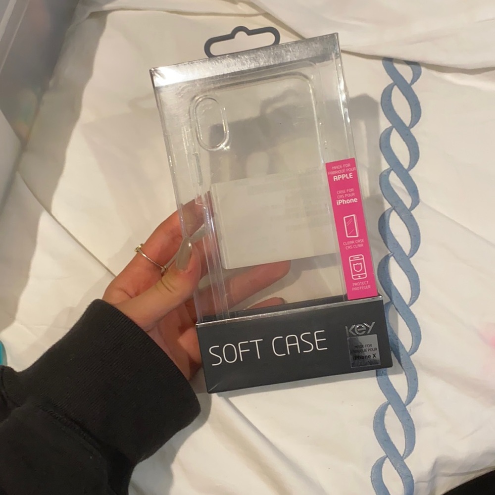Clear iPhone case